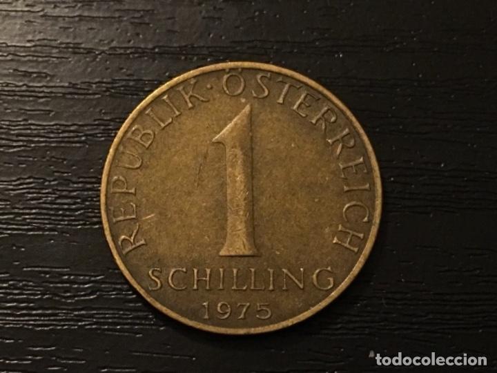 Monedas antiguas de Europa: Moneda 1 chelin Austria 1975 - Foto 1