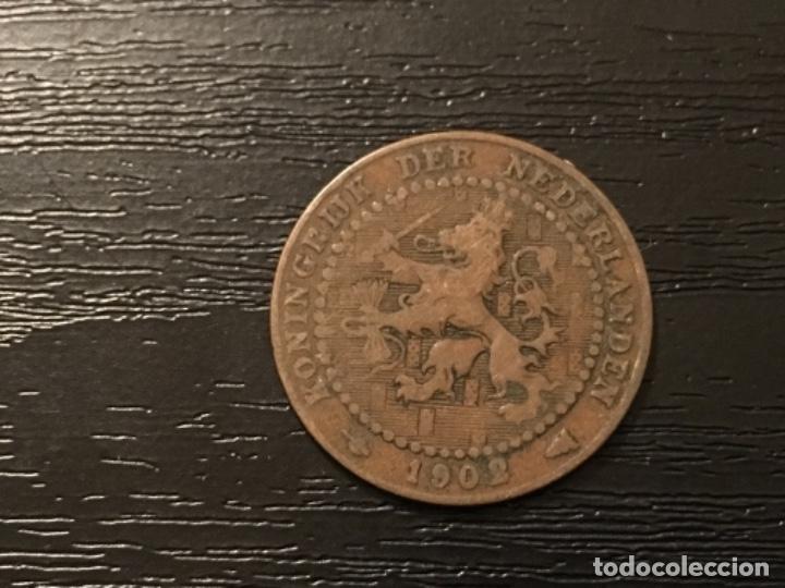 Monedas antiguas de Europa: Moneda 1 cent Holanda 1902 - Foto 1