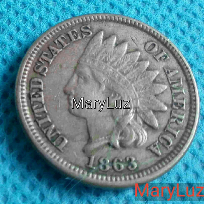 Monedas antiguas de Europa: MONEDA ONE CENT. UN CENTAVO. EEUU. A&ntilde;o 1863. - Foto 1
