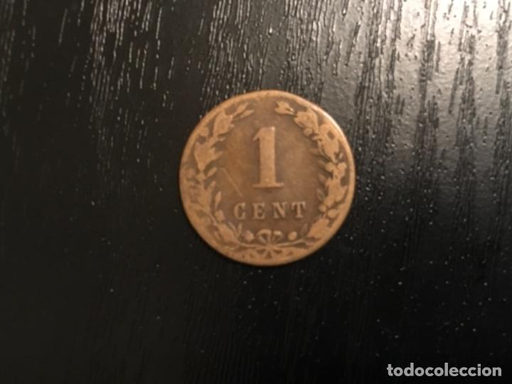 Monedas antiguas de Europa: Moneda 1 cent Holanda 1883 - Foto 1