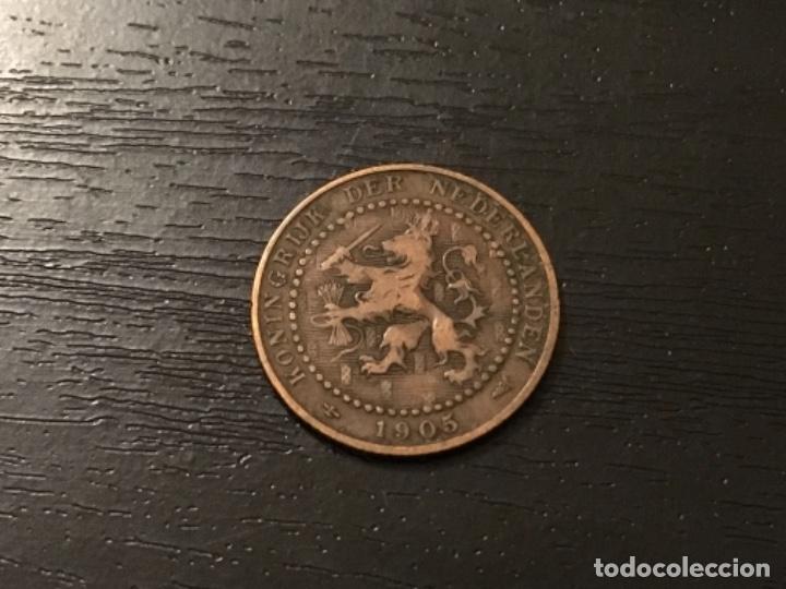 Monedas antiguas de Europa: Moneda 1 cent Holanda 1905 - Foto 1