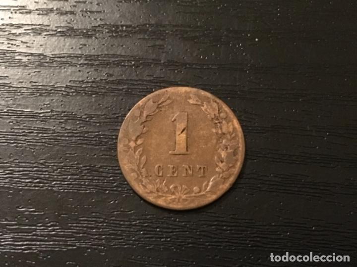 Monedas antiguas de Europa: Moneda 1 centimo Holanda 1881 - Foto 1
