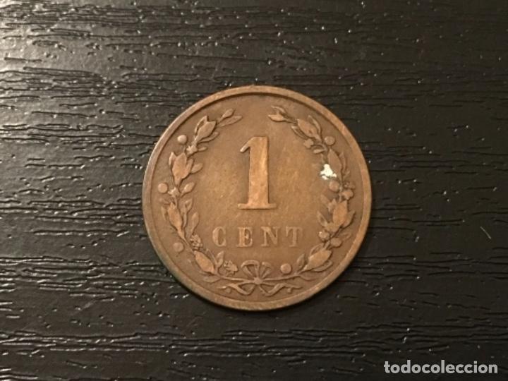 Monedas antiguas de Europa: Moneda 1 c&eacute;ntimo Holanda 1900 - Foto 2