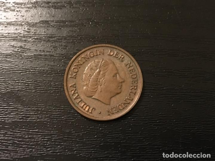 Monedas antiguas de Europa: Moneda 5 cent Holanda 1951 - Foto 2