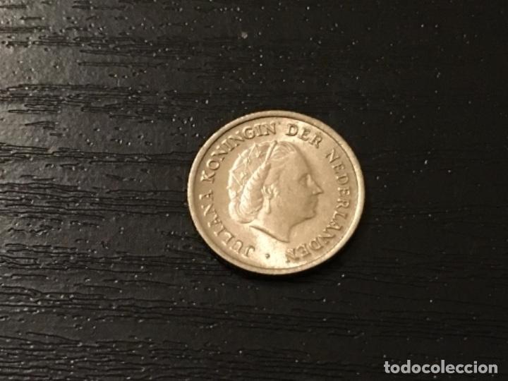 Monedas antiguas de Europa: Moneda 10 cent Holanda 1958 - Foto 2
