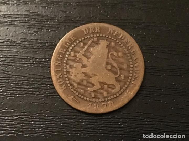 Monedas antiguas de Europa: Moneda 1 cent Holanda 1878 - Foto 1