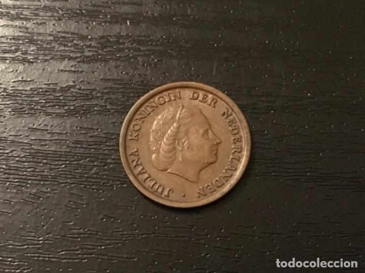 Monedas antiguas de Europa: Moneda 1 cent Holanda 1951 - Foto 2