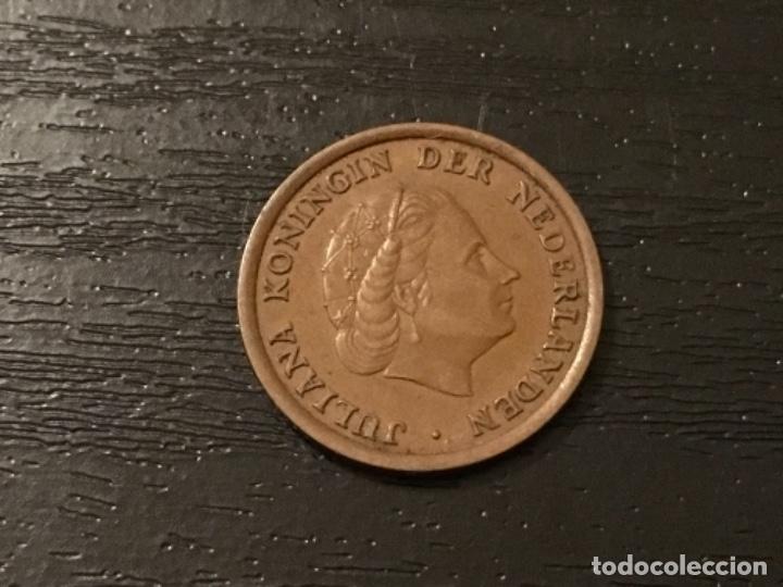 Monedas antiguas de Europa: Moneda 1 cent Holanda 1956 - Foto 2
