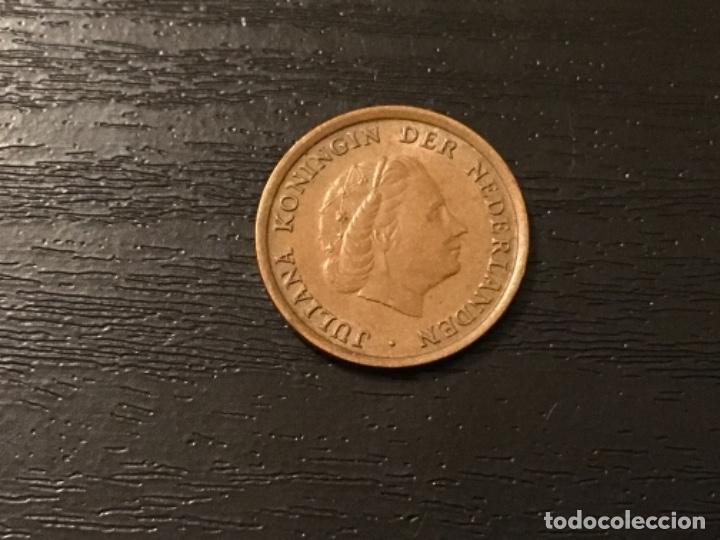 Monedas antiguas de Europa: Moneda 1 cent Holanda 1959 - Foto 2
