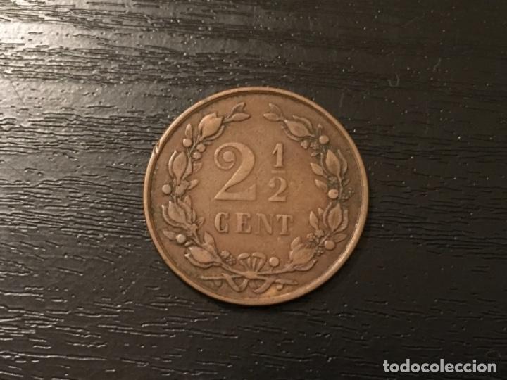 Monedas antiguas de Europa: Moneda 2 1/2 cent Holanda 1886 - Foto 2