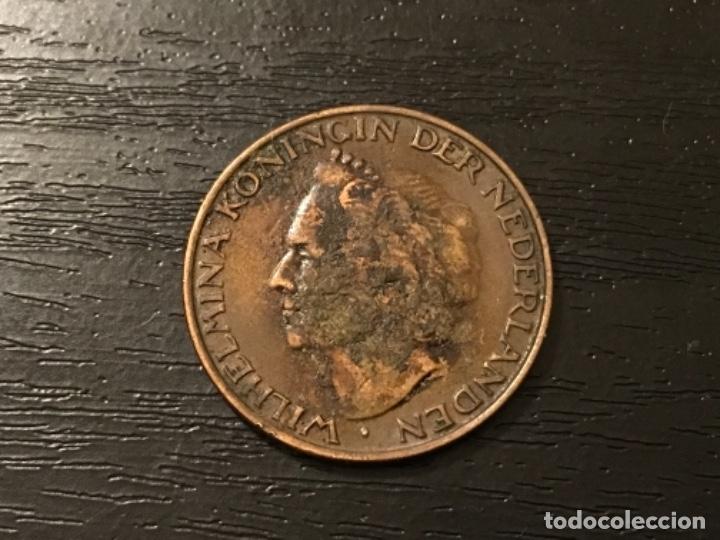 Monedas antiguas de Europa: Moneda 5 cent Holanda 1948 - Foto 2
