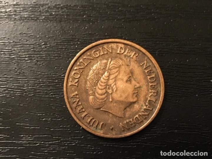 Monedas antiguas de Europa: Moneda 5 cent Holanda 1950 - Foto 2