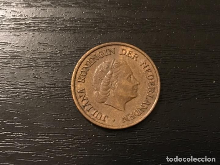 Monedas antiguas de Europa: Moneda 5 cent Holanda 1954 - Foto 2