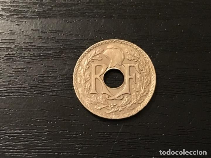 Monedas antiguas de Europa: Moneda 5 centimos Francia 1936 - Foto 2