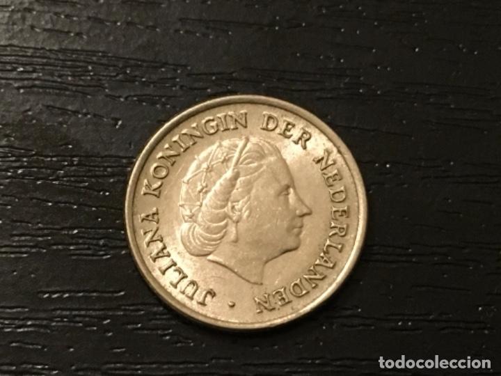 Monedas antiguas de Europa: Moneda 10 cent Holanda 1956 - Foto 1
