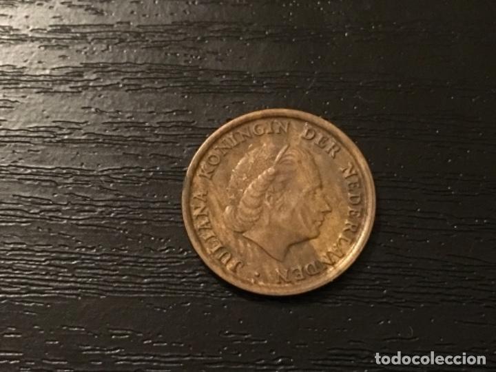 Monedas antiguas de Europa: Moneda 1 cent Holanda 1954 - Foto 2
