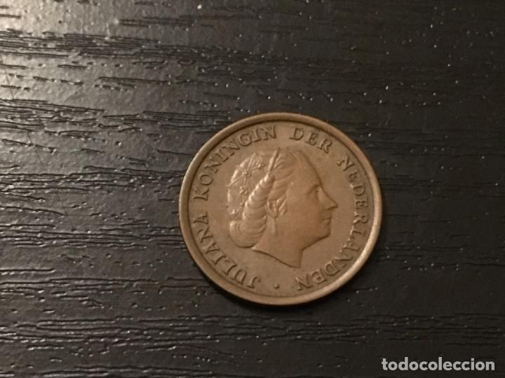 Monedas antiguas de Europa: Moneda 1 cent Holanda 1963 - Foto 2