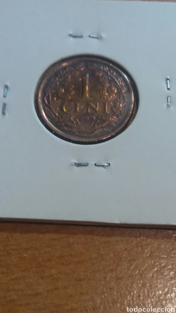 Monedas antiguas de Europa: Holanda 1 cent 1941 ebc km152 - Foto 2
