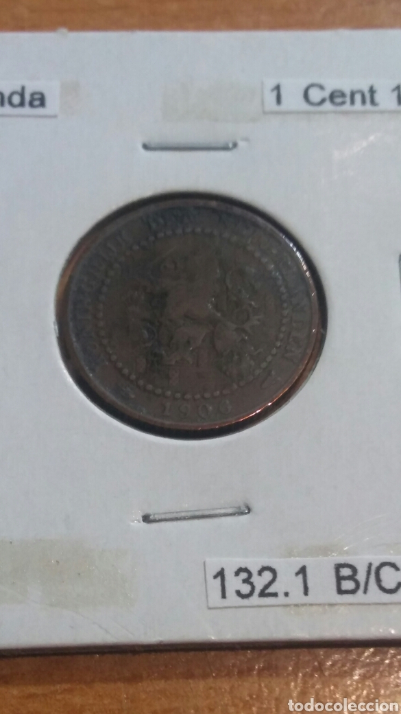 Monedas antiguas de Europa: Holanda 1 cent 1906 ebc km132.1 - Foto 1