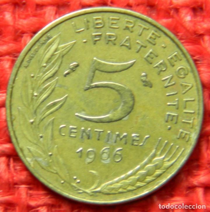 Monedas antiguas de Europa: Francia &ndash; 5  centimos - 1966 - Foto 1