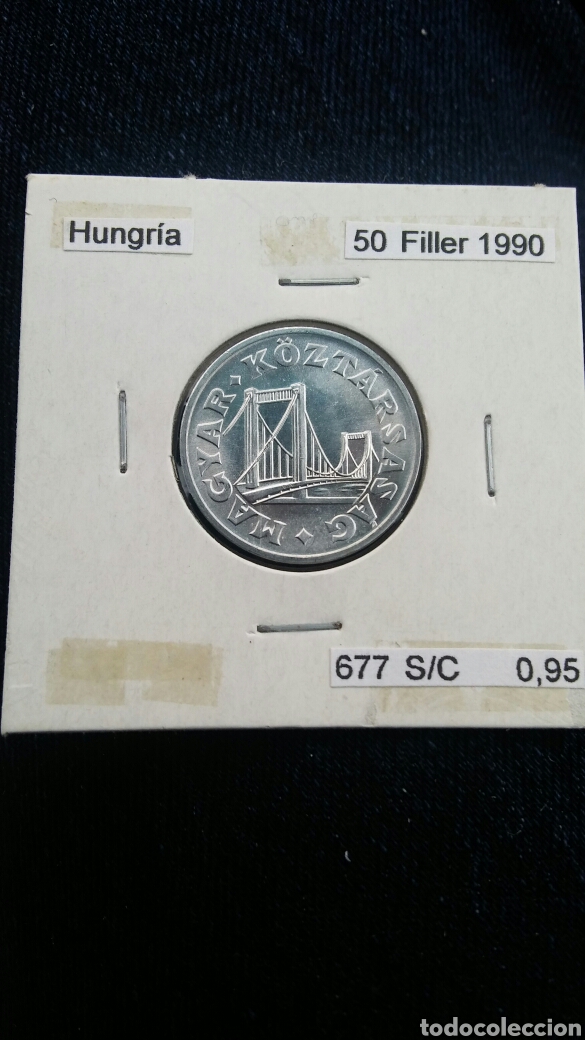 Monedas antiguas de Europa: Hungr&iacute;a 50 fallar 1990 sc - Foto 1