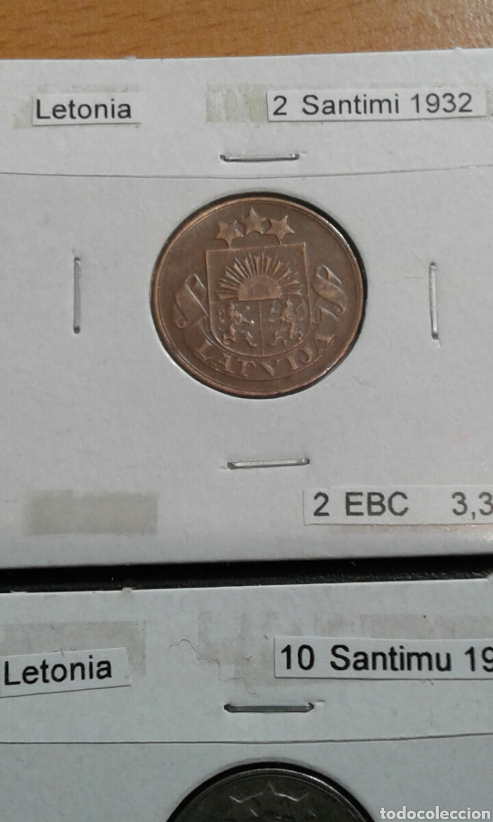 Monedas antiguas de Europa: Letonia 2 santimu 1932 ebc km2 - Foto 1