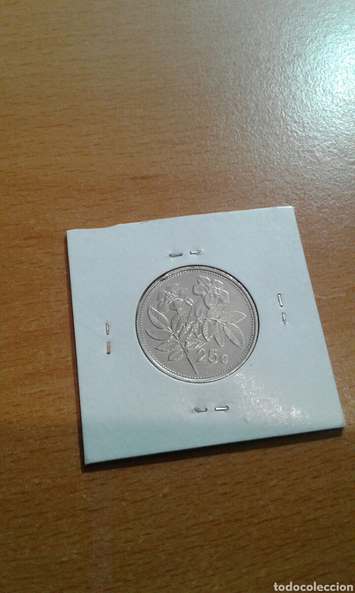 Monedas antiguas de Europa: Malta 25 cent 1986 sc km80 - Foto 2