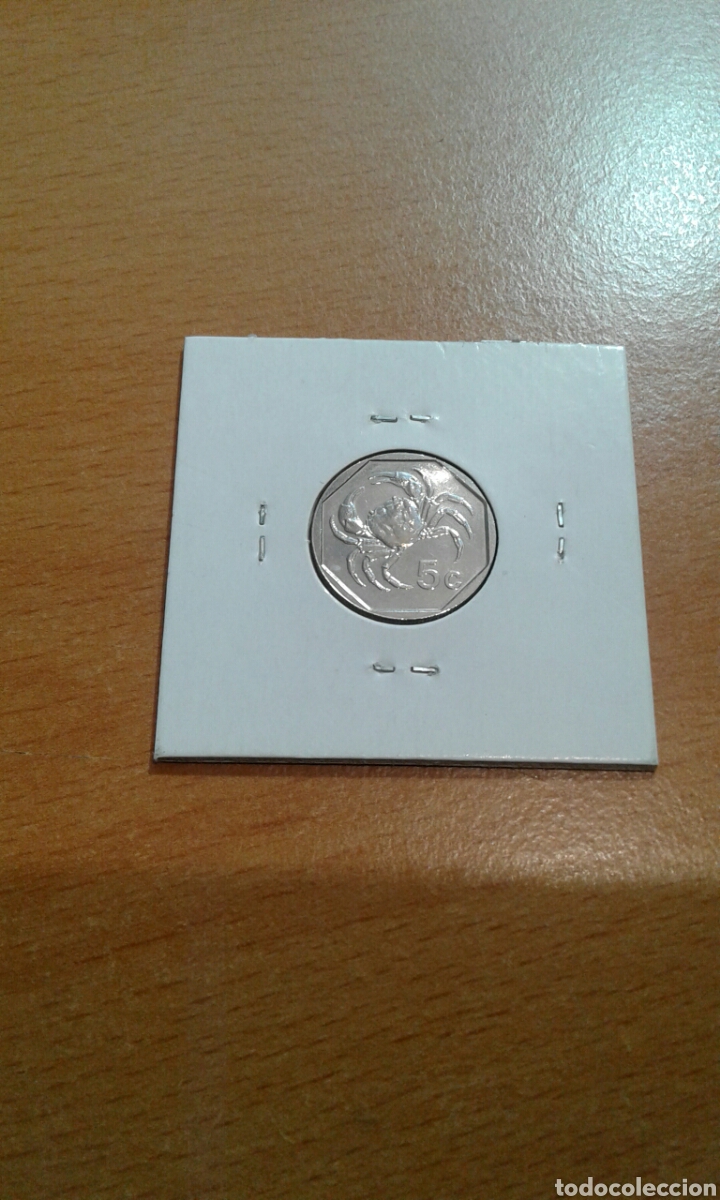 Monedas antiguas de Europa: Malta 5 cent 1991 sc km95 - Foto 2