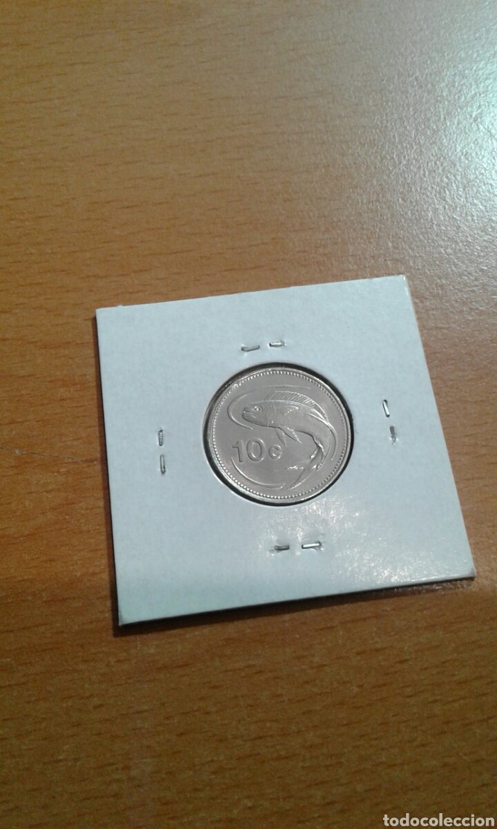 Monedas antiguas de Europa: Malta 10 cent 1986 sc km76 - Foto 2