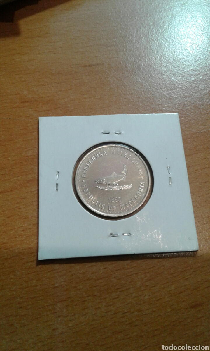 Monedas antiguas de Europa: Macedonia 2 denari 1995 sc - Foto 2