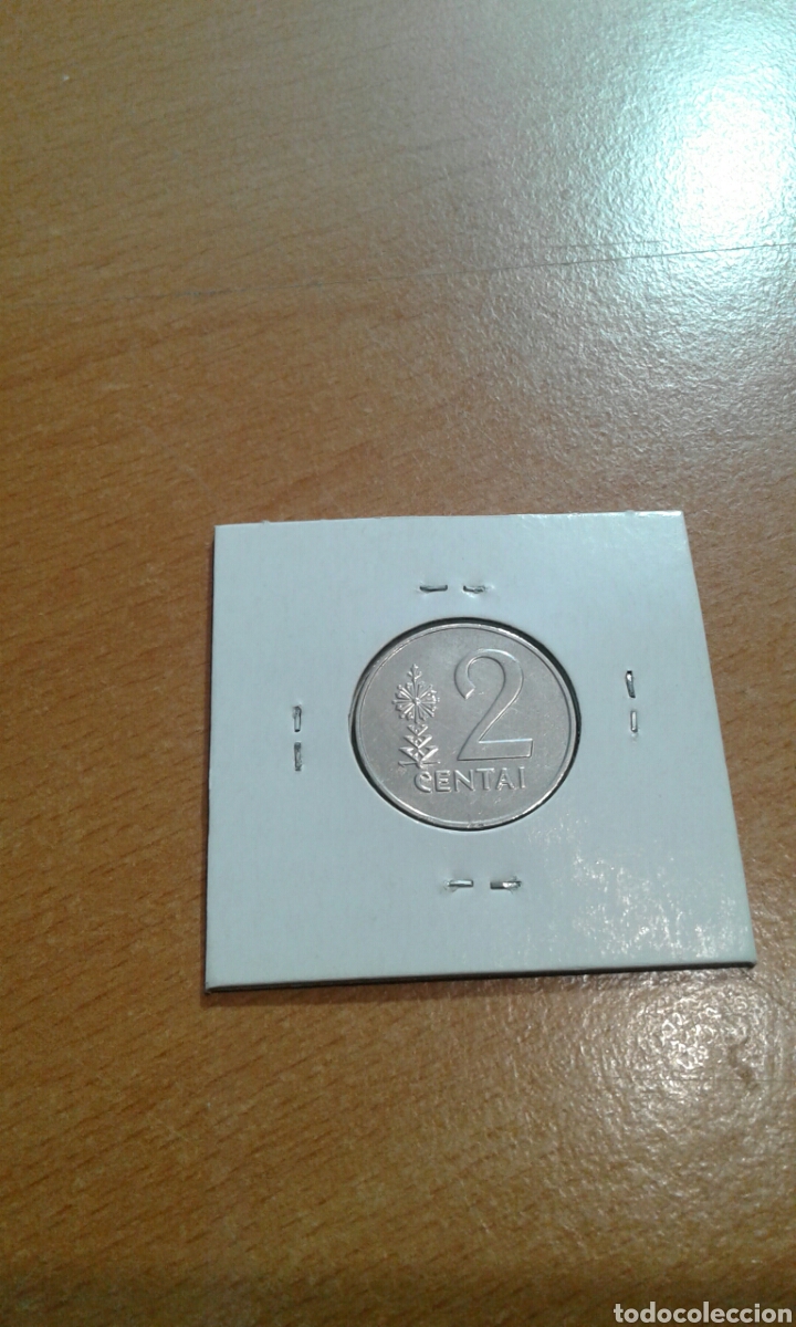 Monedas antiguas de Europa: Lituania 2 centai 1991 sc km86 - Foto 2