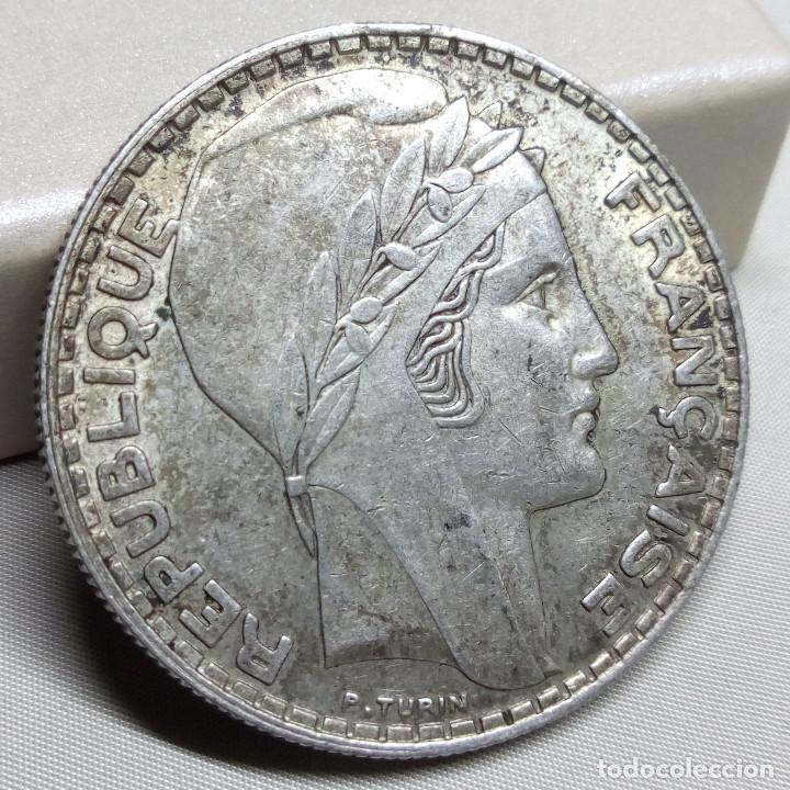 Monedas antiguas de Europa: MONEDA DE PLATA - 20 FRANCOS FRANCESES DE 1933