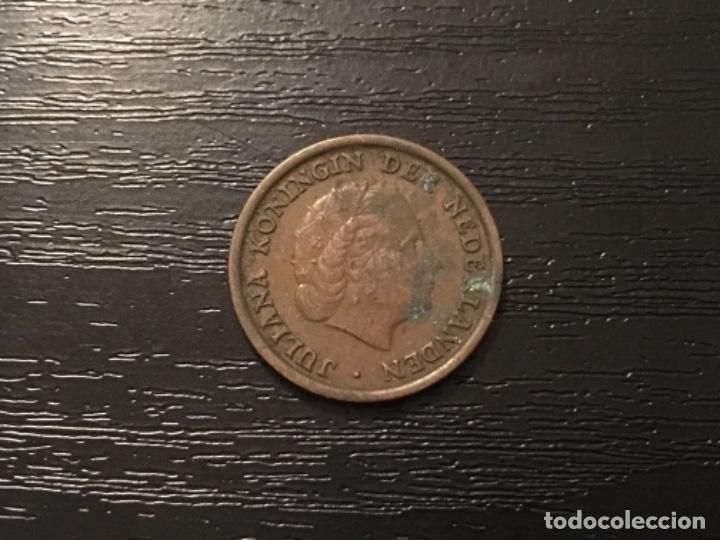 Monedas antiguas de Europa: Moneda 1 cent Holanda 1951 - Foto 2