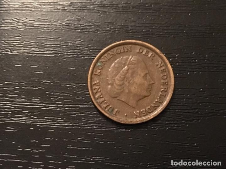 Monedas antiguas de Europa: Moneda 1 cent Holanda 1952 - Foto 2