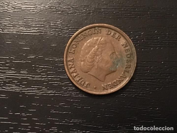 Monedas antiguas de Europa: Moneda 1 cent Holanda 1952 - Foto 2