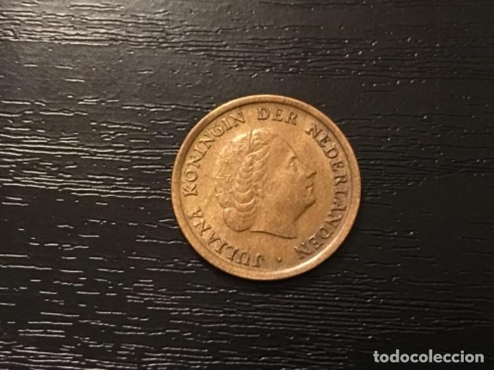 Monedas antiguas de Europa: Moneda 1 cent Holanda 1961 - Foto 2