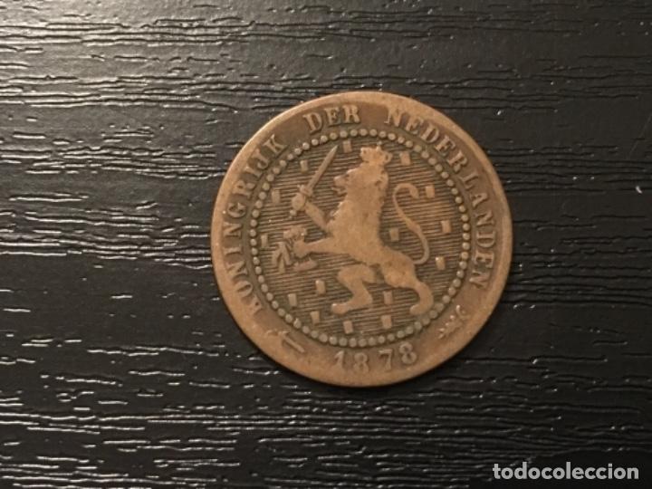Monedas antiguas de Europa: Moneda 1 cent Holanda 1878 - Foto 1