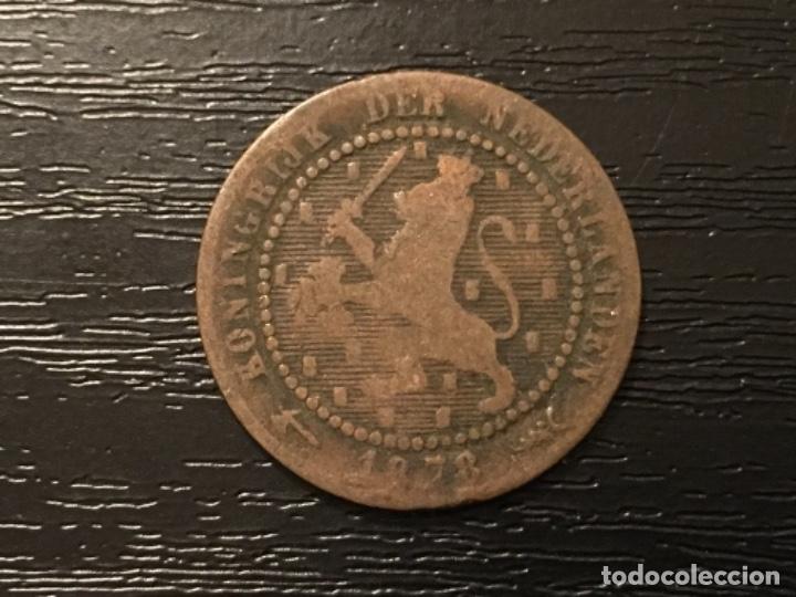 Monedas antiguas de Europa: Moneda 1 cent Holanda 1878 - Foto 1
