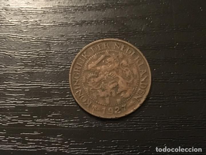Monedas antiguas de Europa: Moneda 1 cent Holanda 1927 - Foto 1
