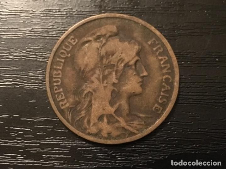 Monedas antiguas de Europa: Moneda 5 centimos Francia 1908 - Foto 1