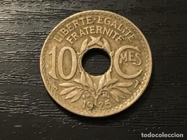 Monedas antiguas de Europa: Moneda 10 c&eacute;ntimos Francia 1925 - Foto 1
