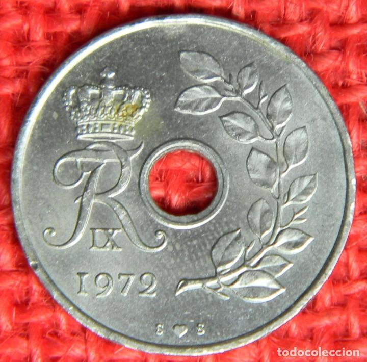 Monedas antiguas de Europa: Dinamarca - 25 Ore - 1972 - Foto 1