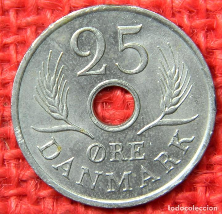 Monedas antiguas de Europa: Dinamarca - 25 Ore - 1972 - Foto 2