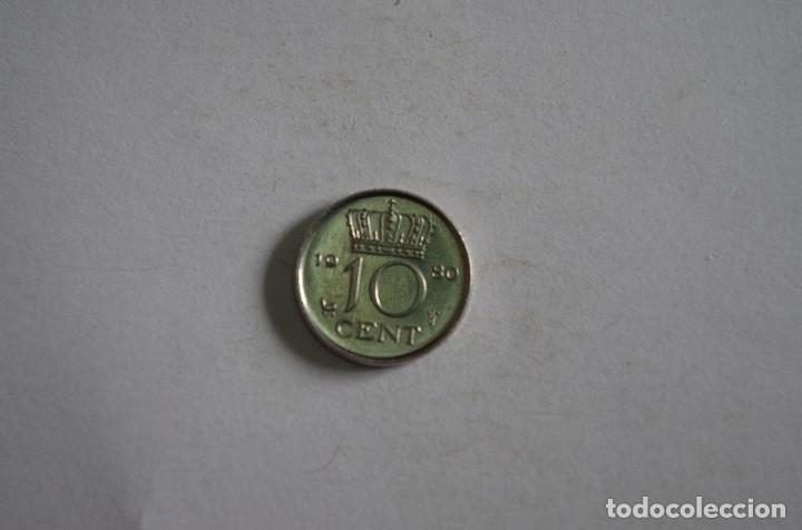 Monedas antiguas de Europa: HOLANDA - 10 CENTIMOS 1980 - Foto 2