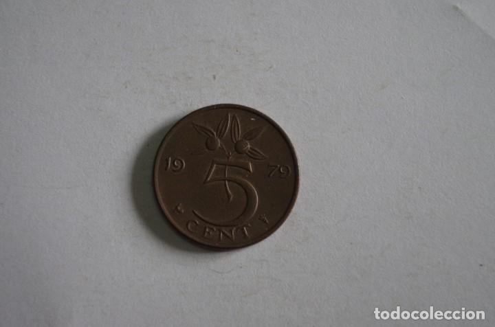 Monedas antiguas de Europa: HOLANDA - 5 CENTIMOS 1979 - Foto 2