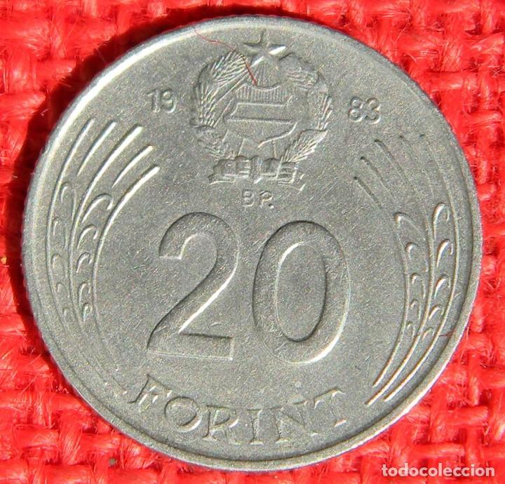 Monedas antiguas de Europa: Hungria - 20 Forint - 1983 - Foto 2