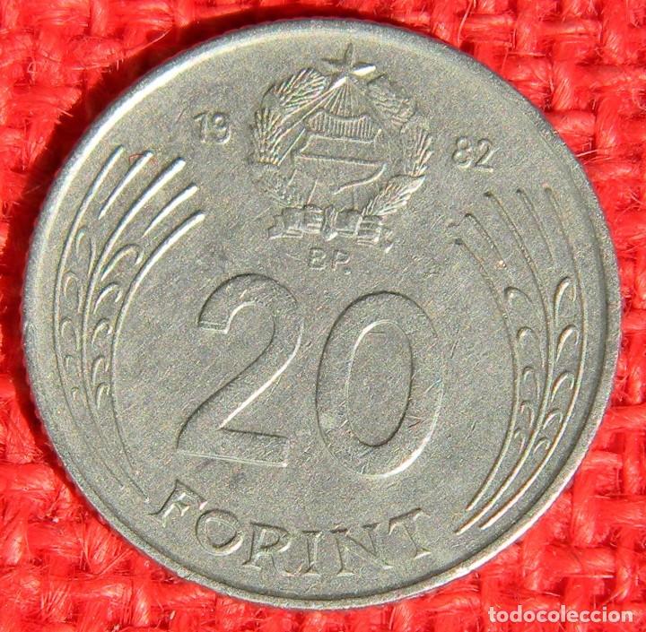 Monedas antiguas de Europa: Hungria - 20 Forint - 1982 - Foto 2