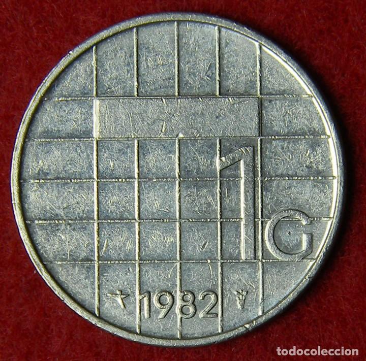Monedas antiguas de Europa: Holanda - 1 Gulden - 1982 - Foto 2
