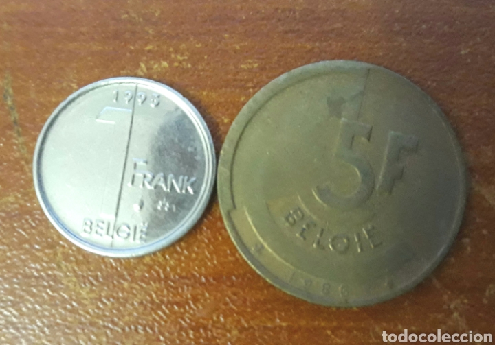 Monedas antiguas de Europa: 2 Monedas De Belgica - Foto 1