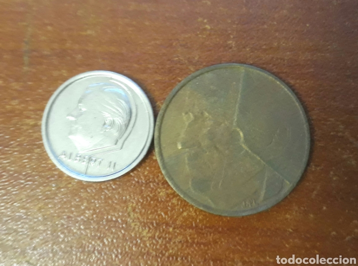 Monedas antiguas de Europa: 2 Monedas De Belgica - Foto 2